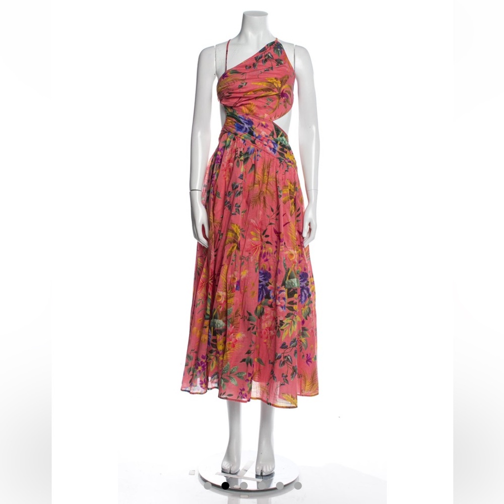 Zimmermann Tropicana Asymmetric Dress